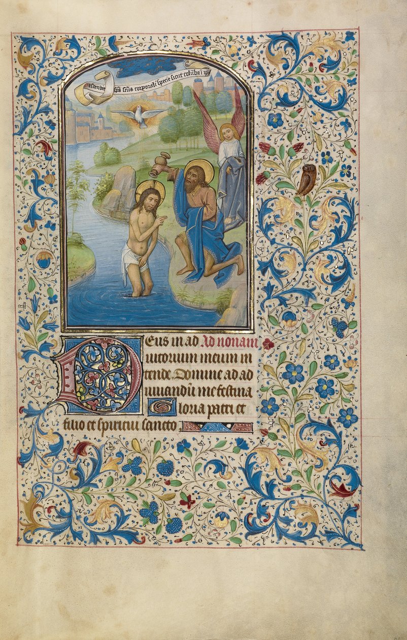Die Taufe Christi alkotó: Willem Vrelant