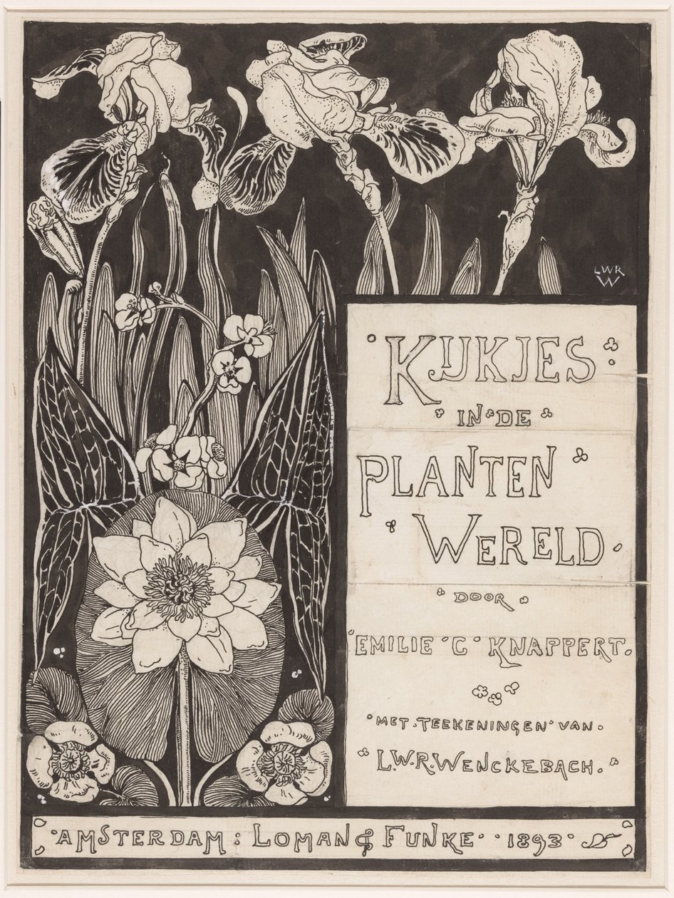 A zenekar terve: Knappert, Emilie C., Views into the Plant World, 1893 alkotó: Ludwig Willem Reymert Wenckebach