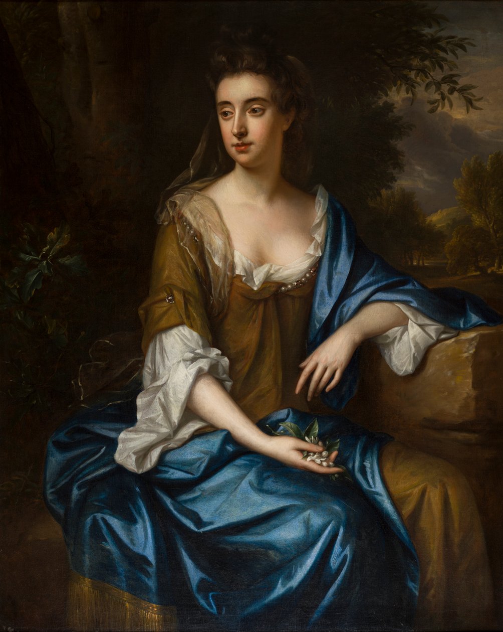 Ismeretlen hölgy portréja, 1675-87 körül (olaj, vászon) alkotó: Willem Wissing