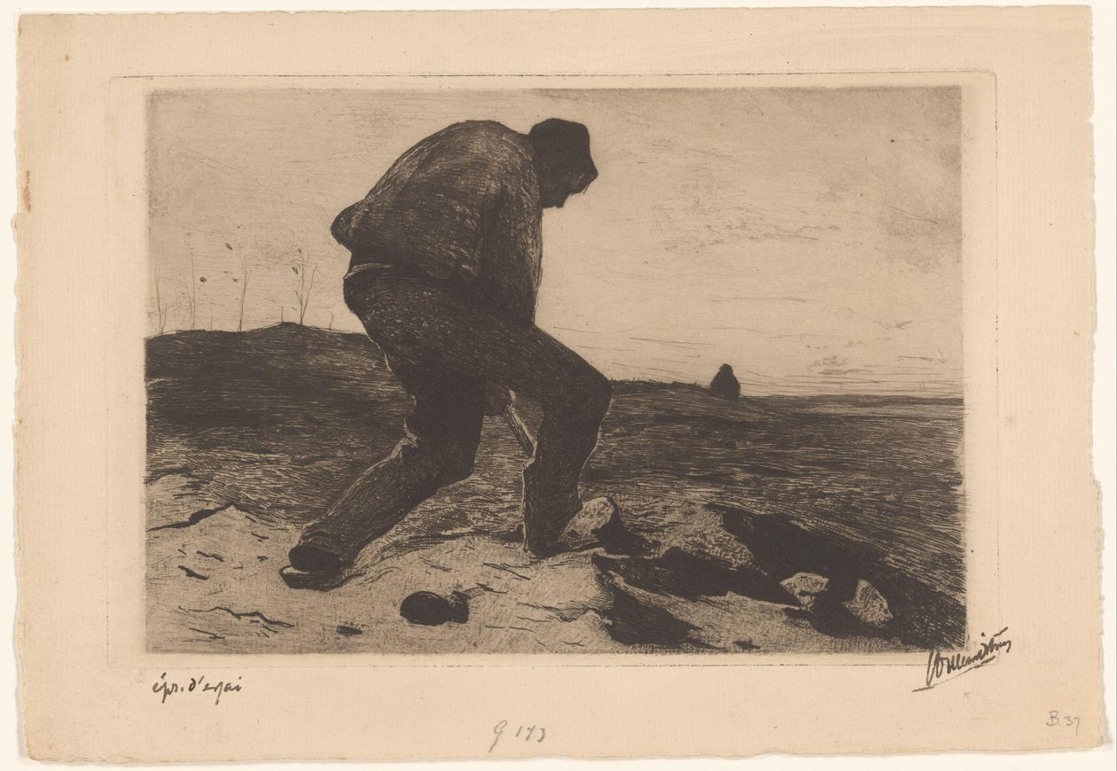 Heves munkás alkotó: Willem Witsen (signed by artist)