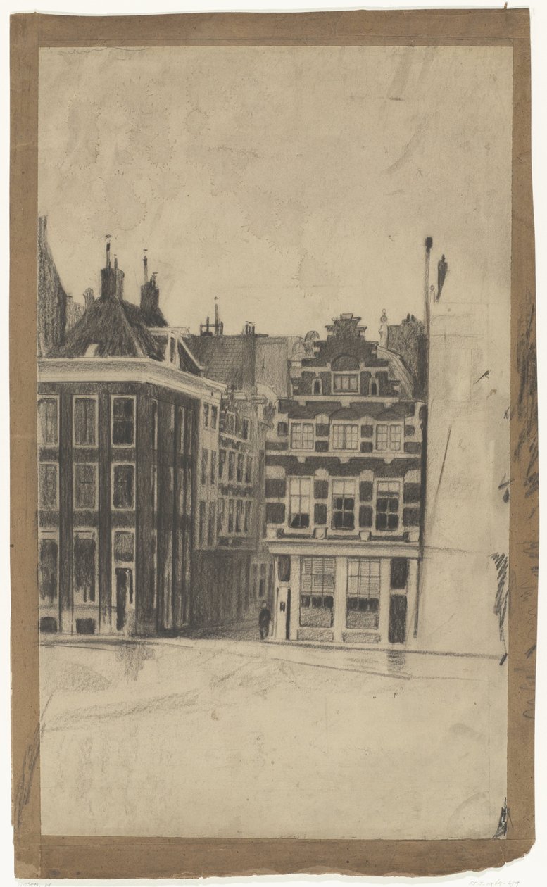 A Halvemaansteeg Amszterdamban alkotó: Willem Arnoldus Witsen