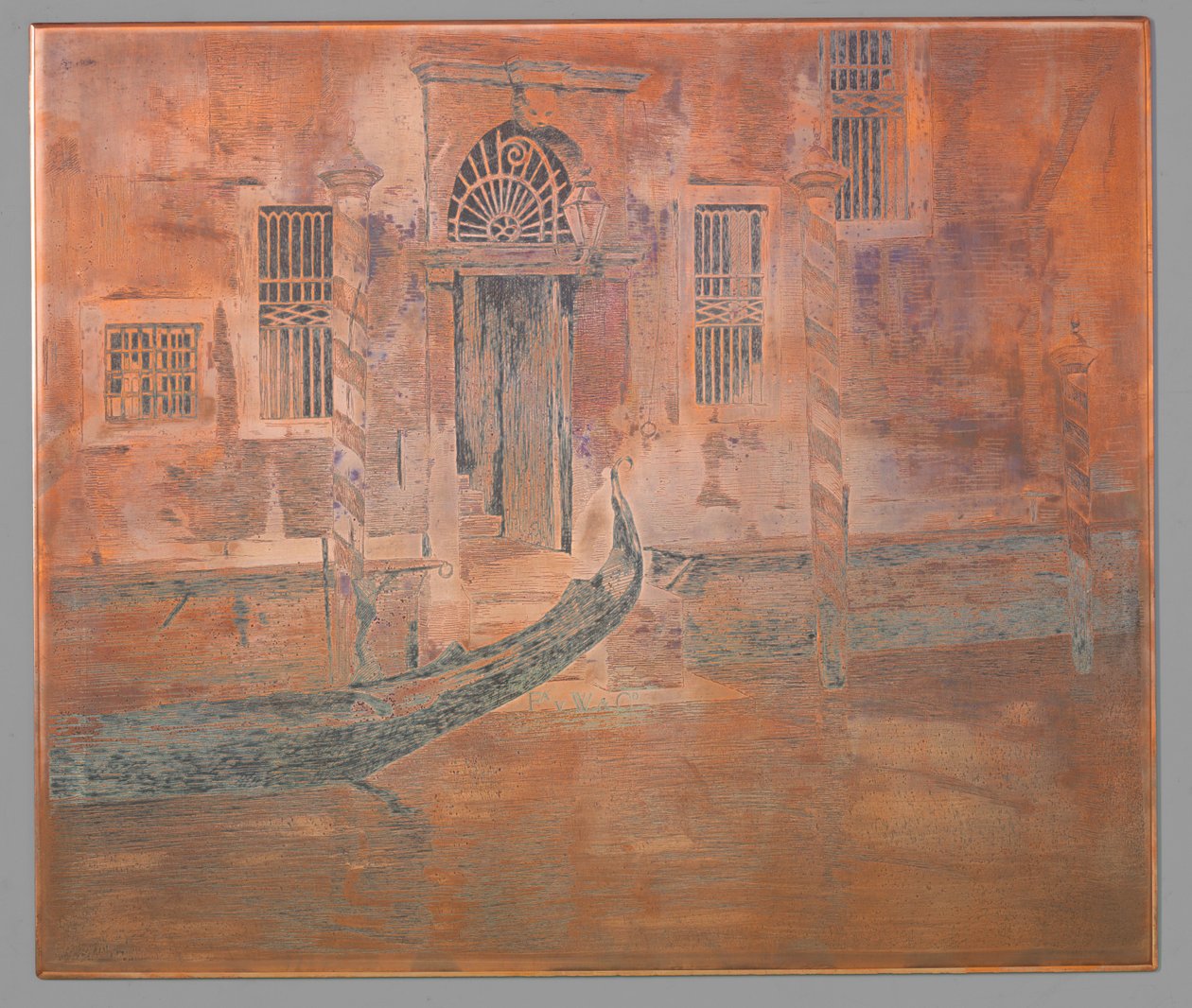 A gondola megérkezik a velencei Grand Canalba alkotó: Willem Arnoldus Witsen