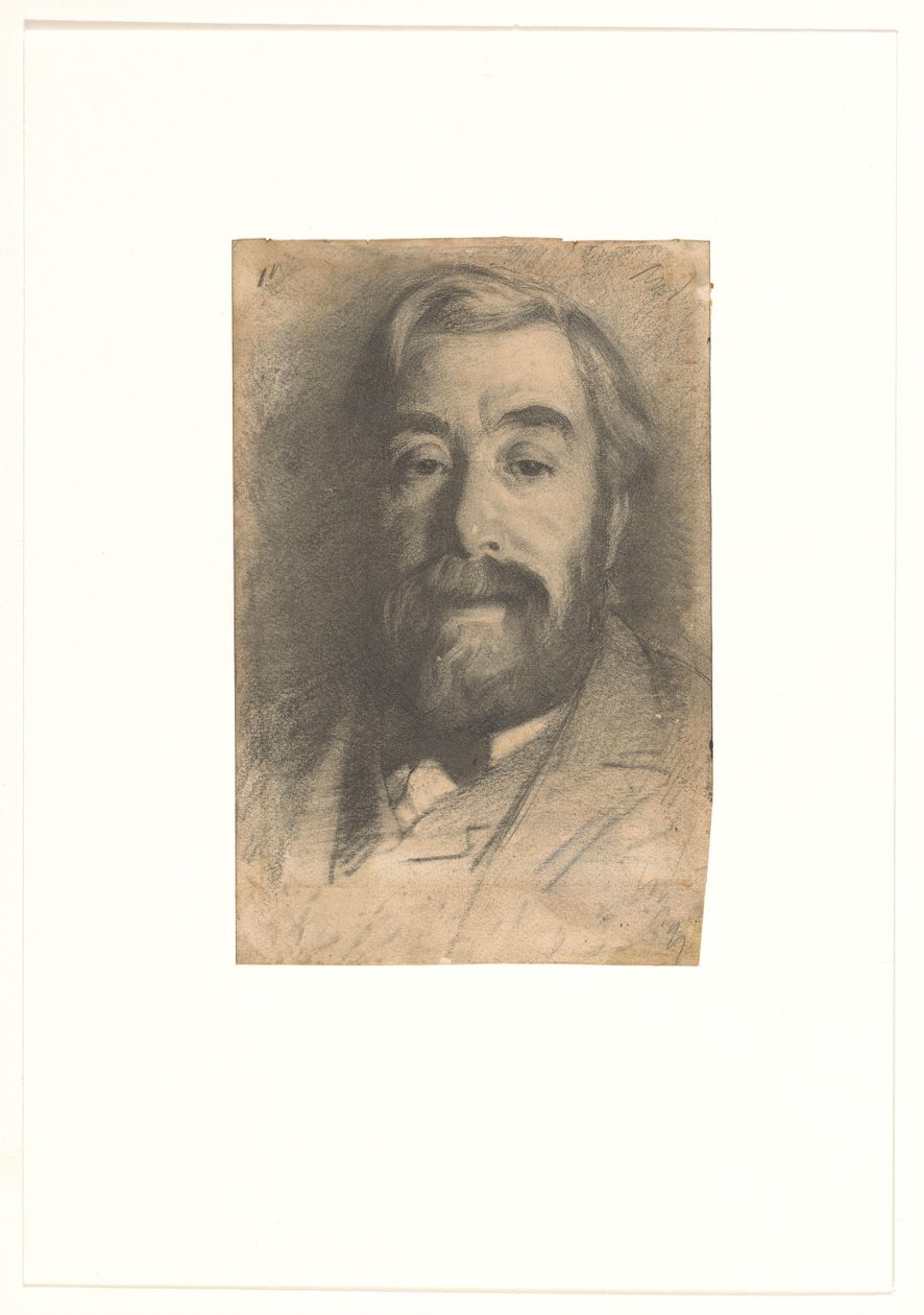 Anton Mauve festő portréja alkotó: Willem Arnoldus Witsen