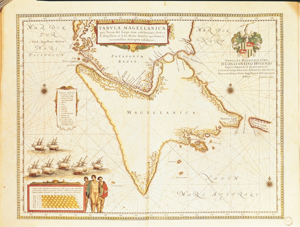Magellán-szoros, Willem és Joan Blaeu világszínházából alkotó: Willem and Joan  Blaeu