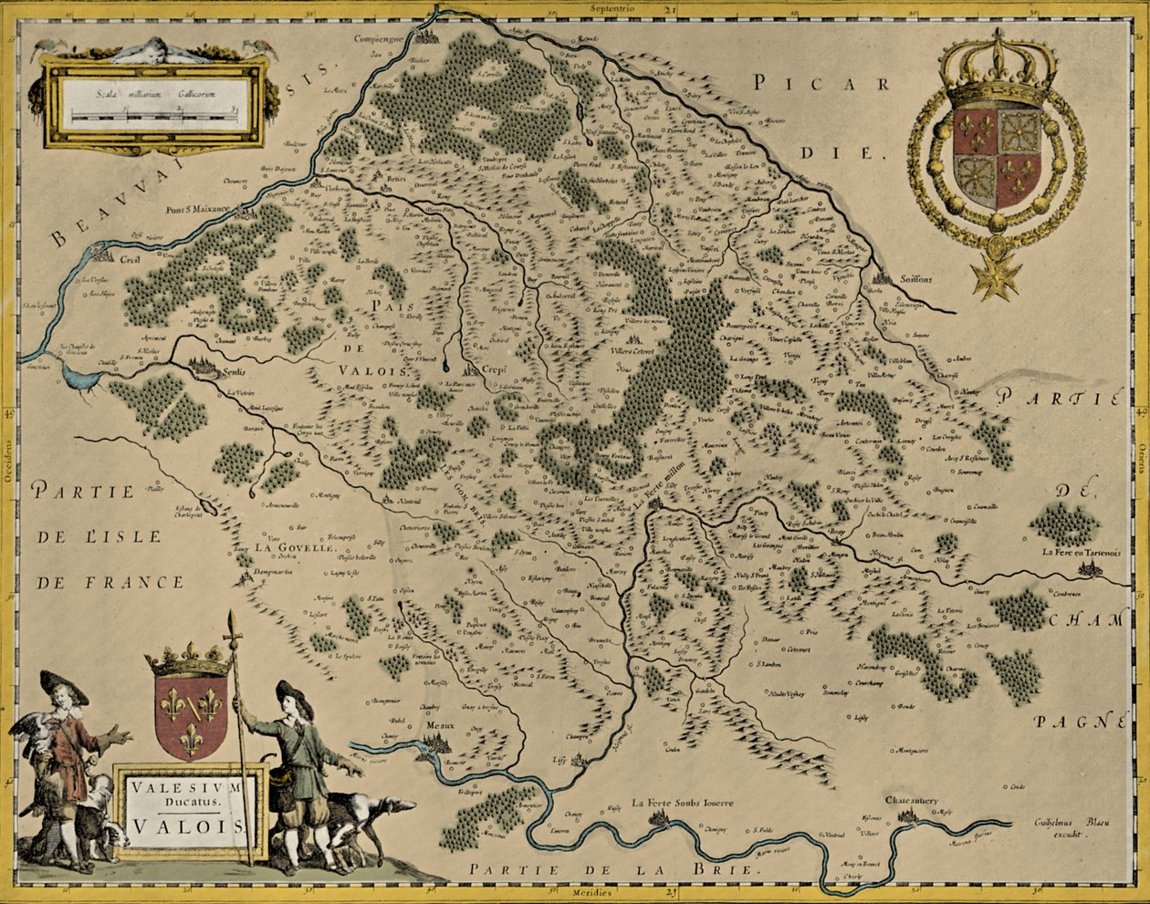 Valois térképe alkotó: Willem and Joan (1596 1673) Blaeu