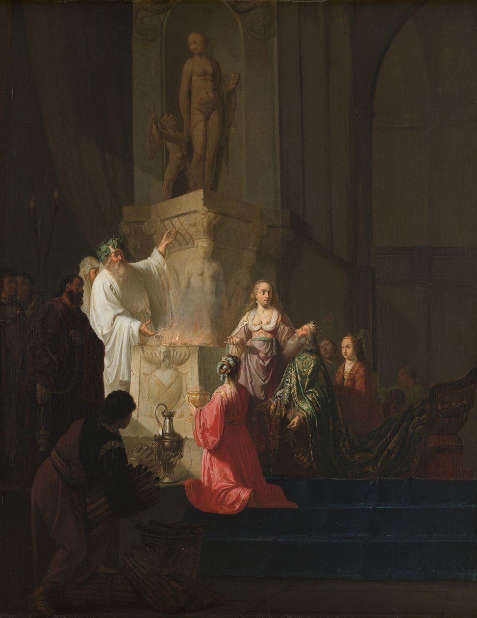 Salamon király bálványimádása alkotó: Willem de Poorter