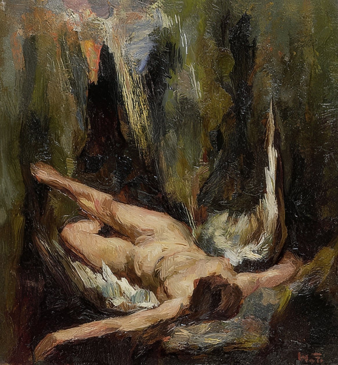 A bukott angyal (De gevallen engel) alkotó: Willem de Zwart
