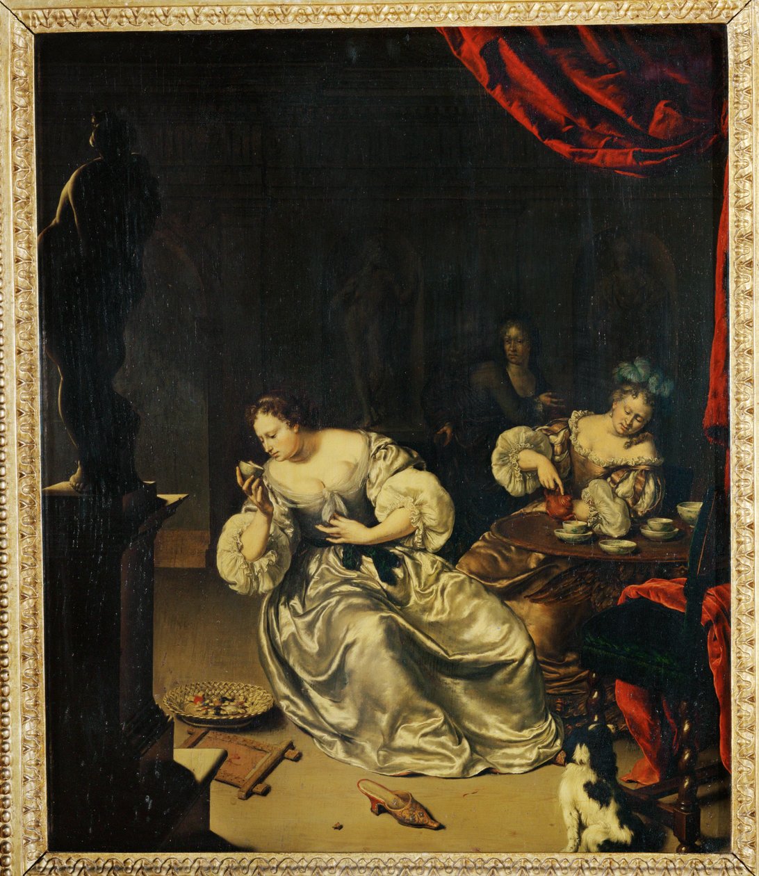 Le The - Teatime ... alkotó: Willem van (after) Mieris
