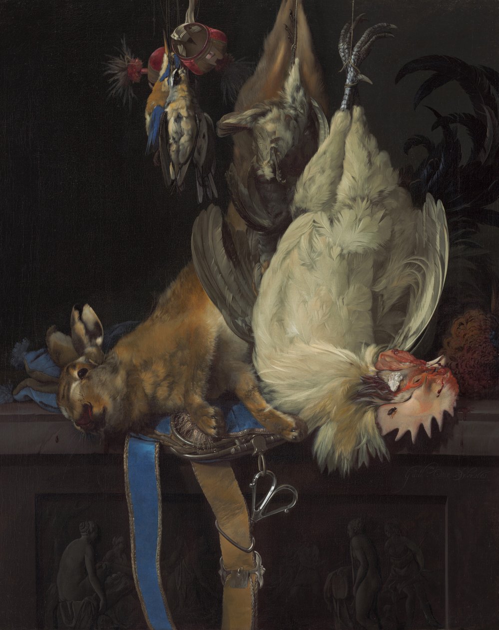 Csendélet halott játékkal, 1661. alkotó: Willem van Aelst
