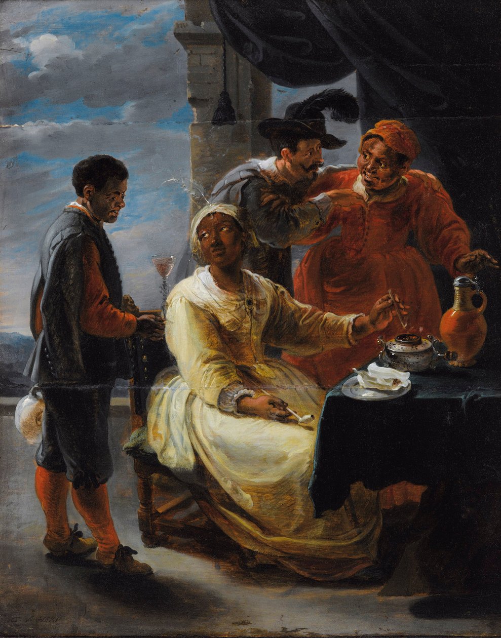 A kóstoló dohány alkotó: Willem van Herp the Elder