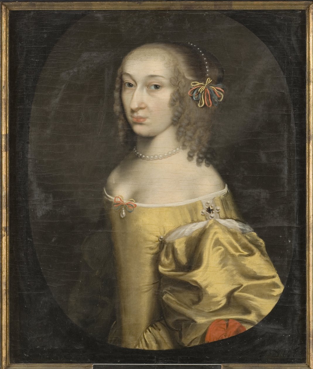 Edwige Sophie de Brandebourg – Hedwig Sophie brandenburgi őrgróf portréja (1623-1683), készítette: Honthorst, Willem van (1594-1666). Olajfestmény alkotó: Willem van Honthorst