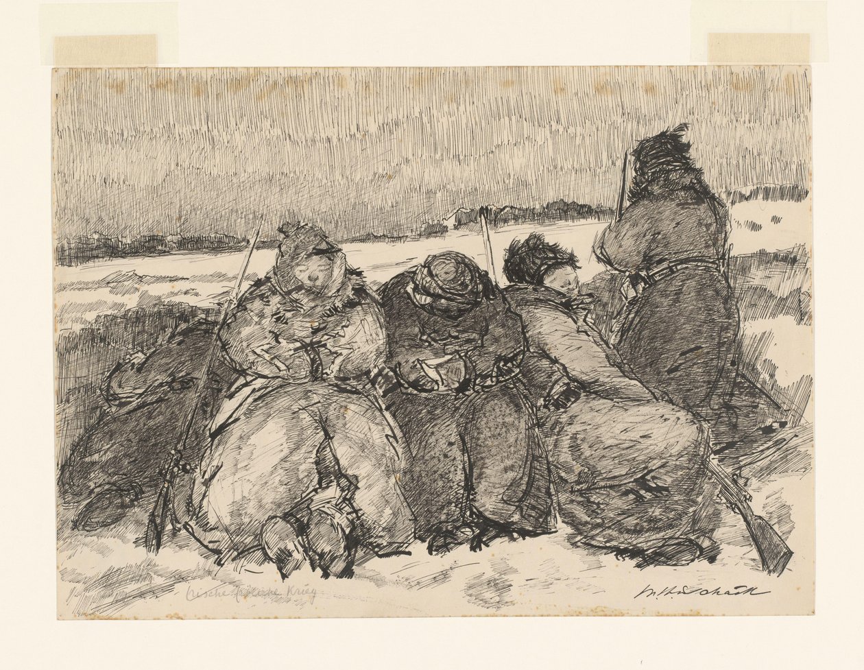 Fresh Merry War (eredeti cím a tárgyon) alkotó: Willem van Schaik (signed by artist)