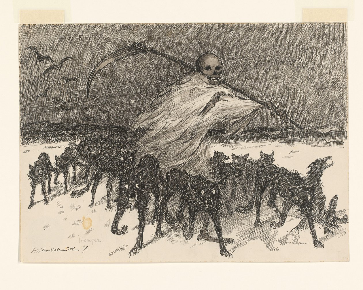 Honger (eredeti cím az objektumon) alkotó: Willem van Schaik (signed by artist)