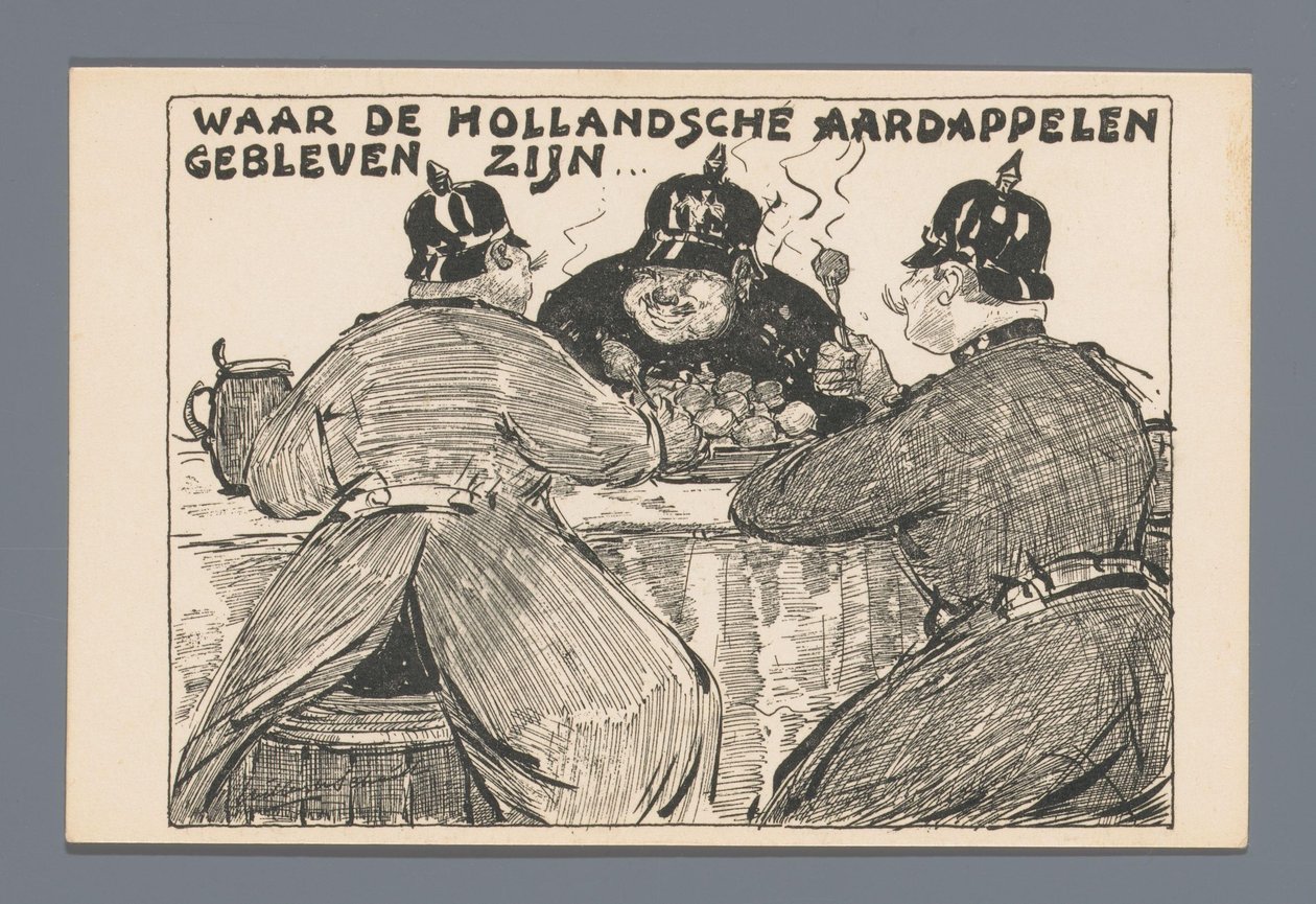 Hová lett a holland krumpli... (cím a tárgyon) alkotó: Willem van Schaik