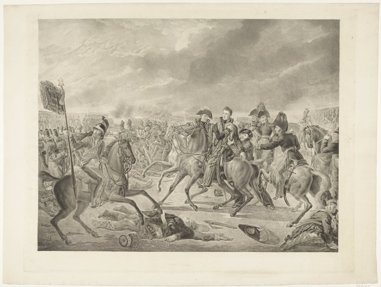 Orange hercege a waterlooi csatában, 1815 alkotó: Willem van Senus