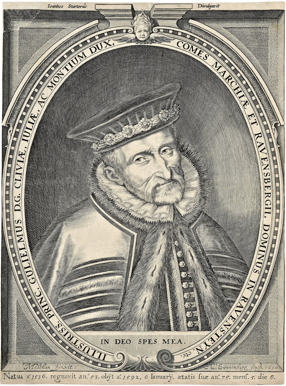 Vilmos Jülich-Cleves-Berg herceg portréja 1516-1592, 1610 alkotó: Willem van Swanenburgh