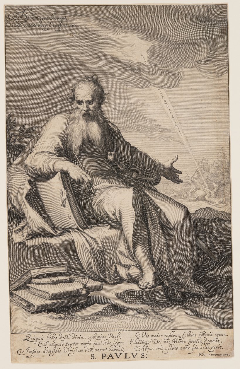 Szent Pál, az Ó- és Újszövetség bűnösei című könyvből alkotó: Willem van Swanenburgh