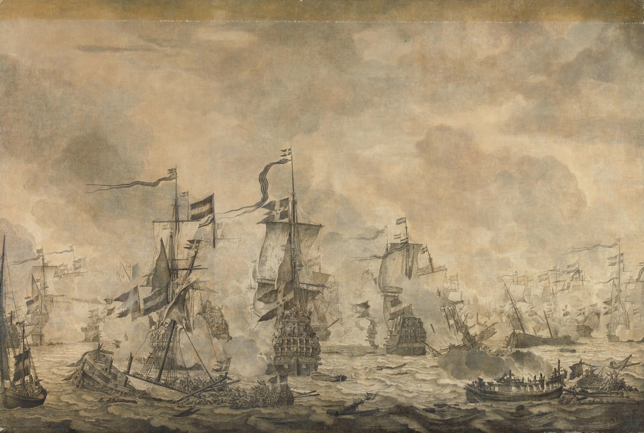 Csata a holland és a svéd flotta között a Soundon, 1658. november 8 alkotó: Willem van de Velde (I)