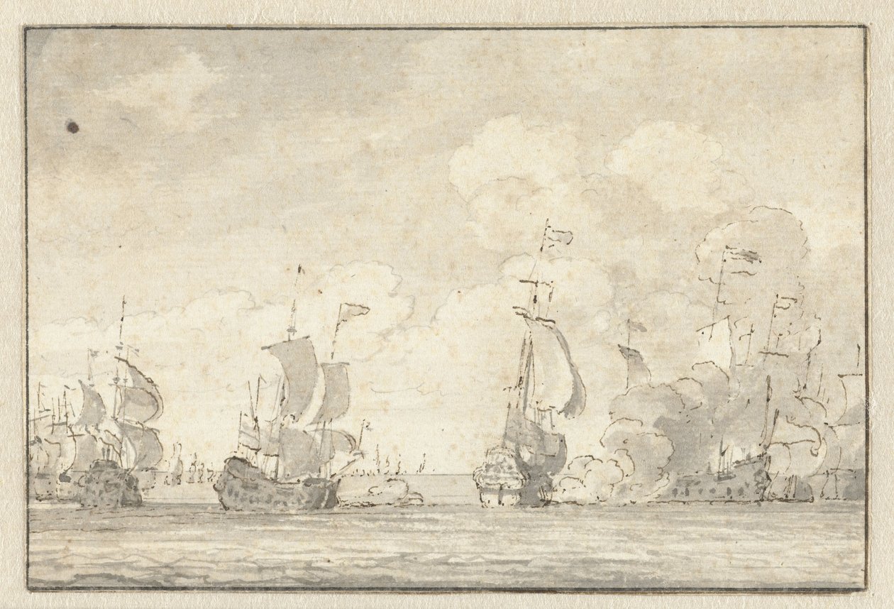 tengeri csata alkotó: Willem van de Velde (II)