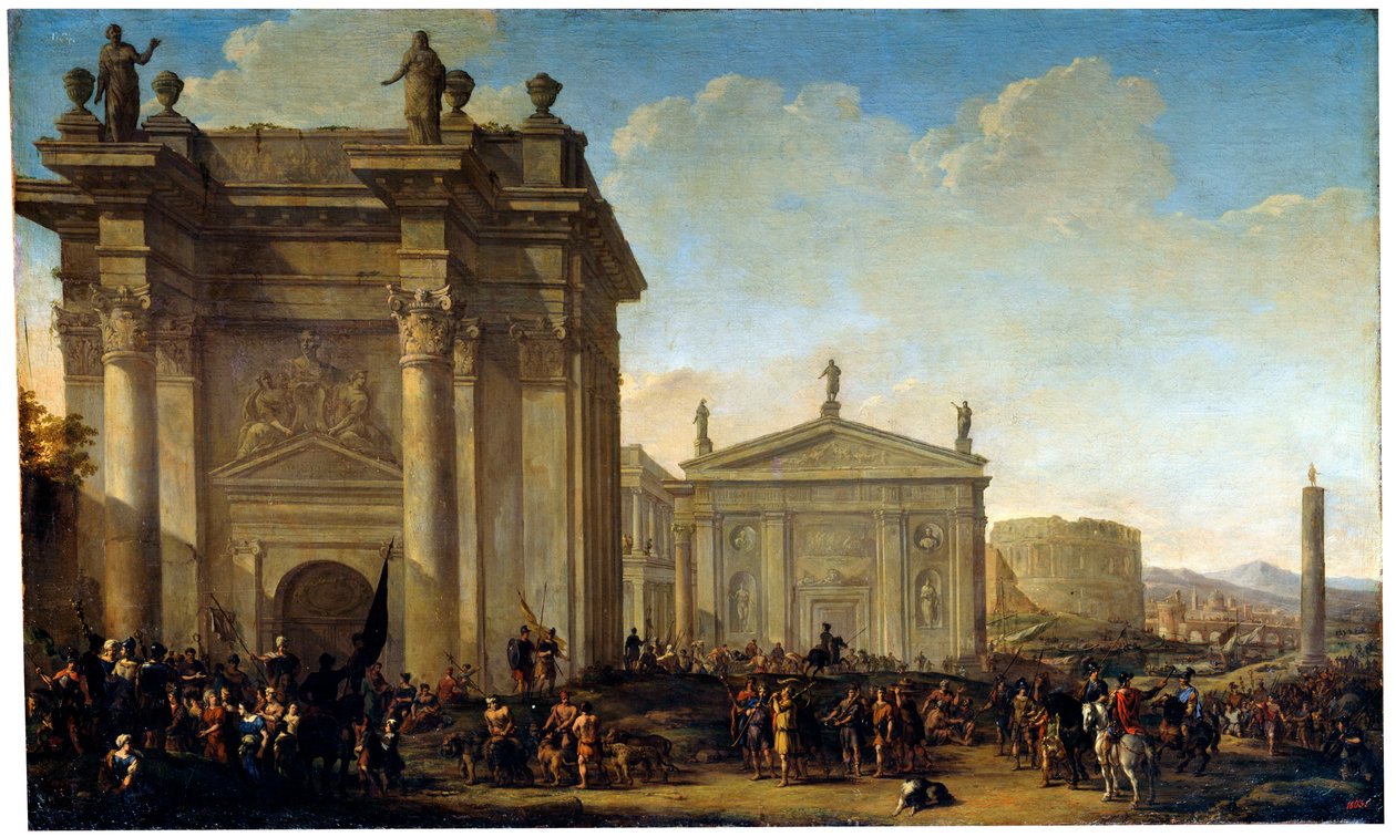 Diadalmenet, 17. vagy 18. század eleje alkotó: Willem van de Velde the Younger