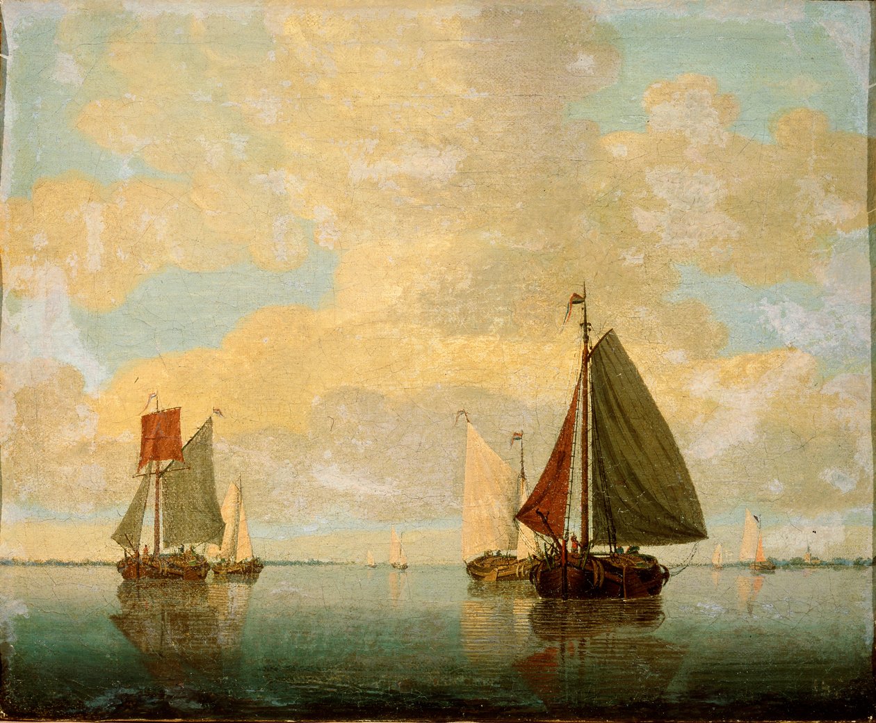 Vitorlás hajók, 17. század alkotó: Willem van de Velde the Younger