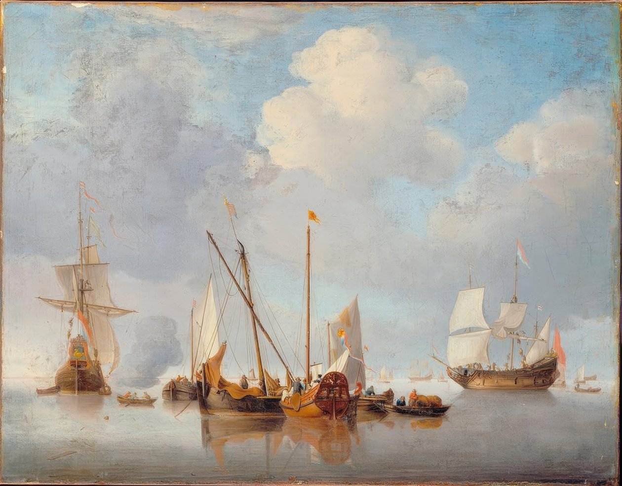 miután W. v. d. Velde d. J., A szünet alkotó: Willem van de Velde the Younger
