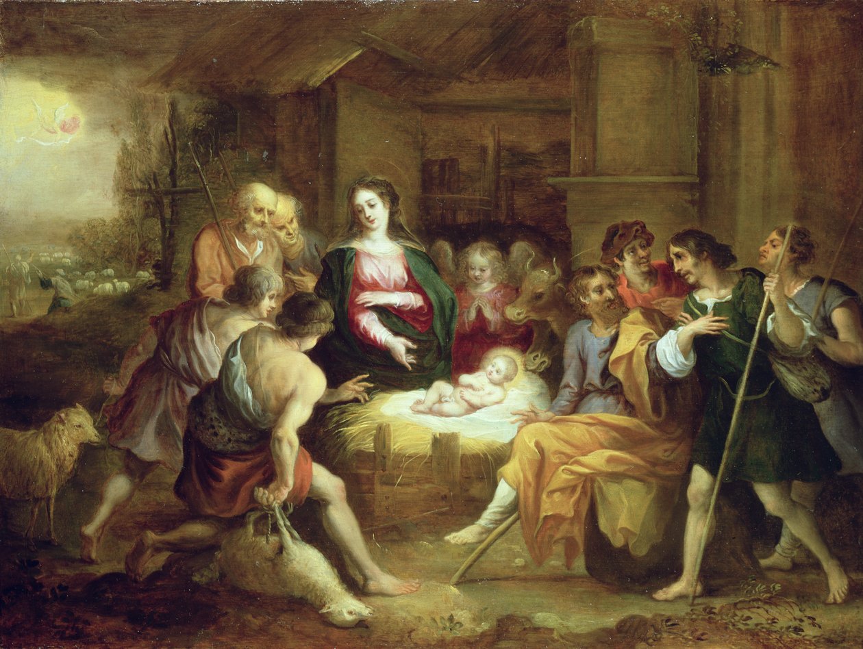 A Pásztorok imádata alkotó: Willem van the Elder Herp