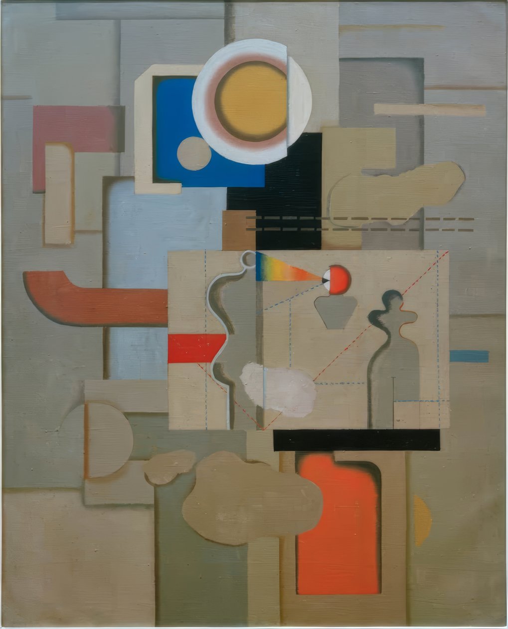 műtermi kép alkotó: Willi Baumeister