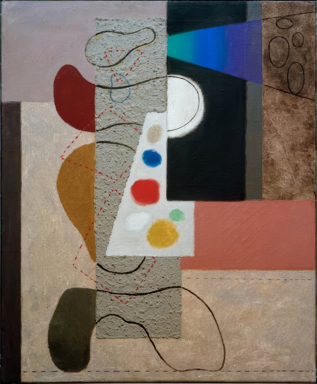 A festő alkotó: Willi Baumeister