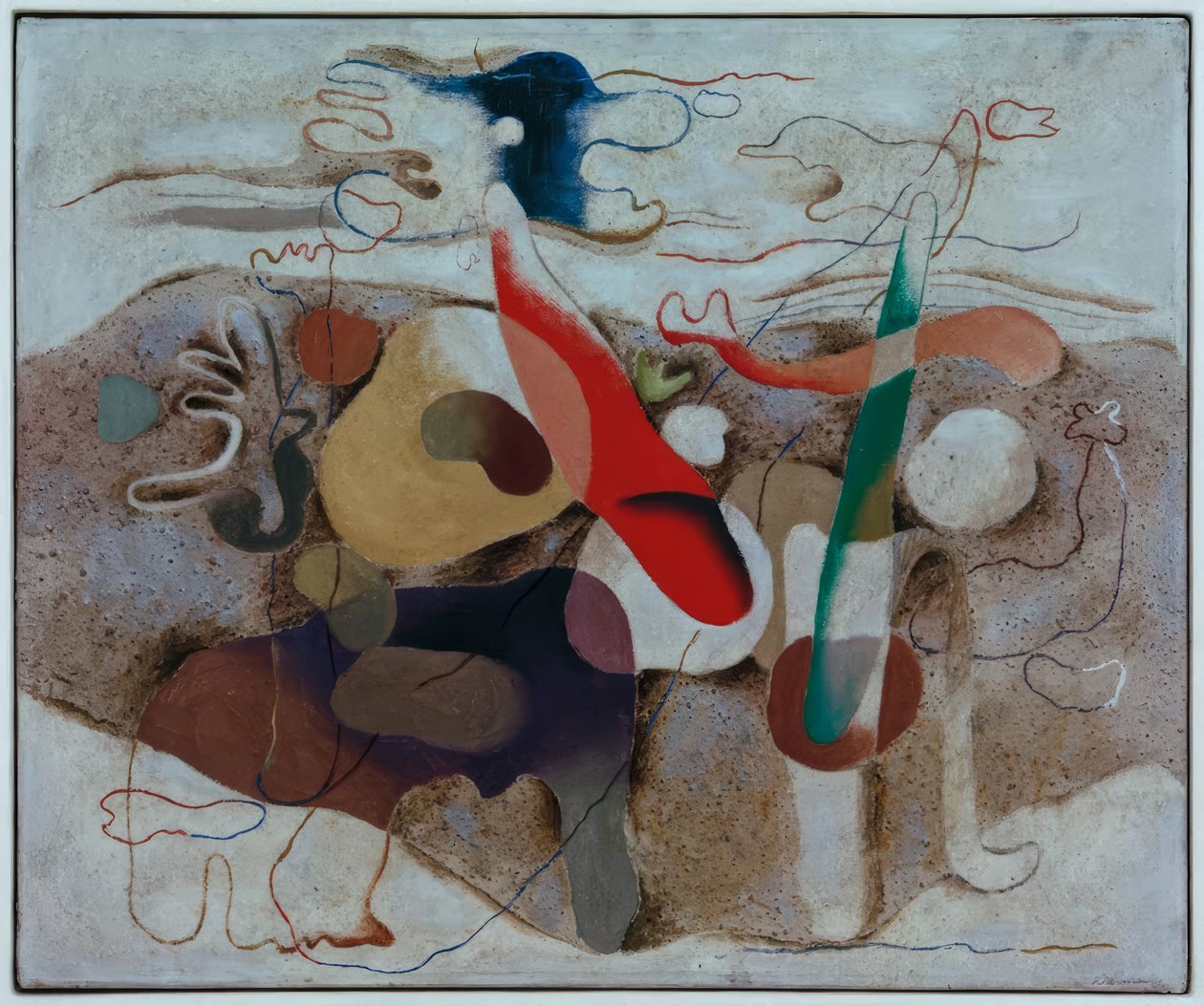 Eidos tájjal alkotó: Willi Baumeister