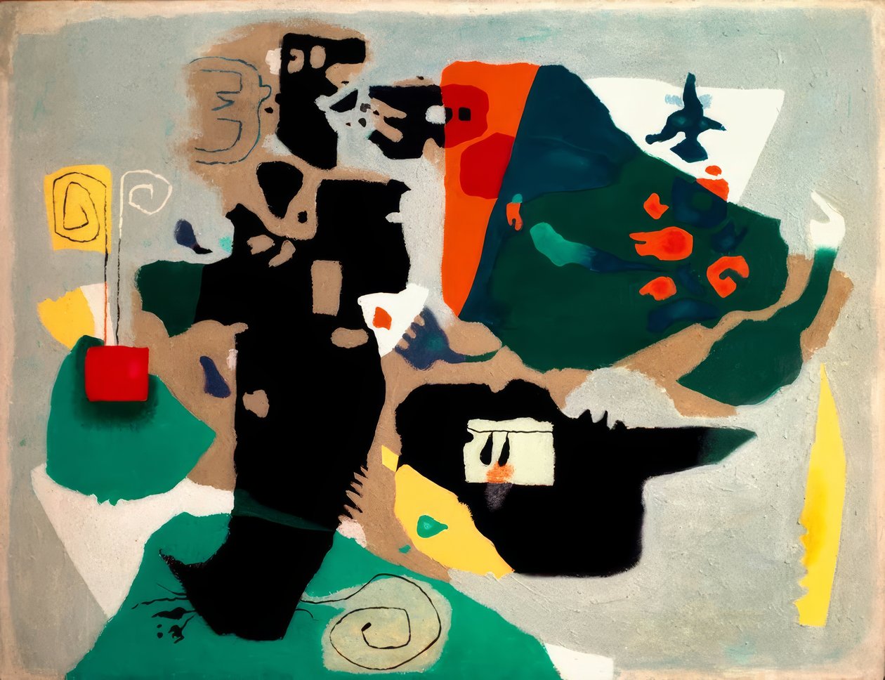 Faust-tanulmány alkotó: Willi Baumeister