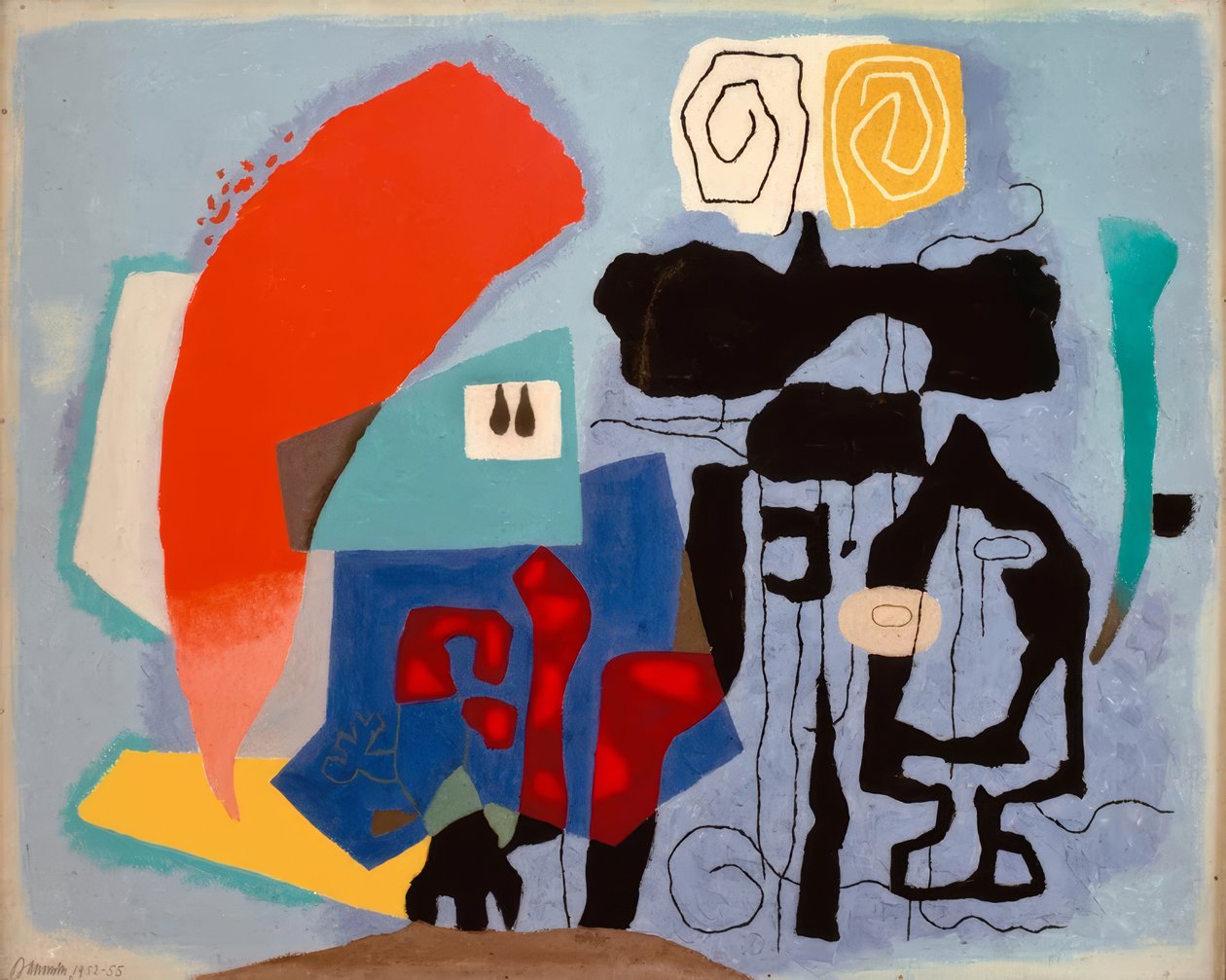 Ököl a kékre alkotó: Willi Baumeister