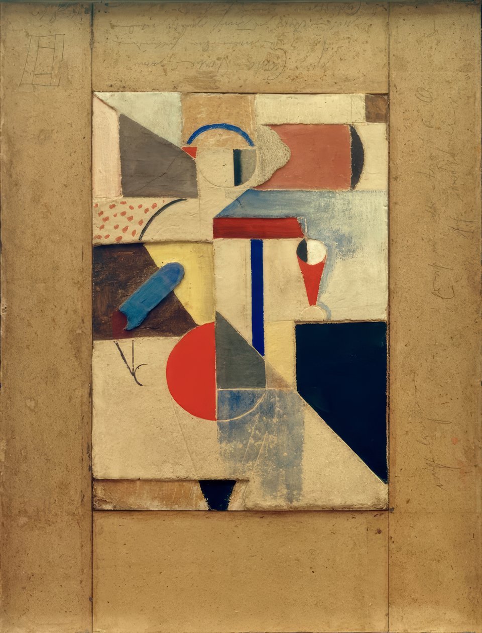 Abszolút pozícióban lévő figura alkotó: Willi Baumeister