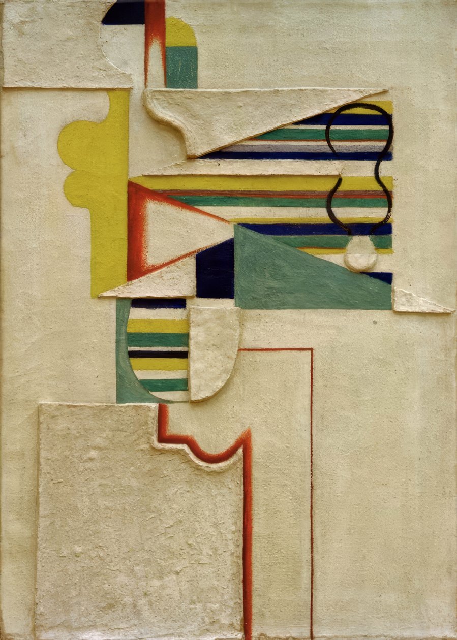 Csíkos figura alkotó: Willi Baumeister