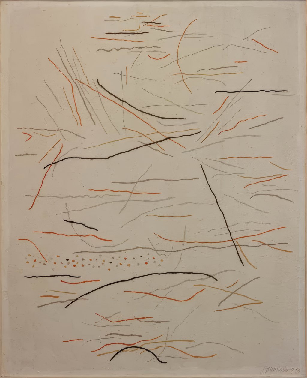 vonalak alkotó: Willi Baumeister