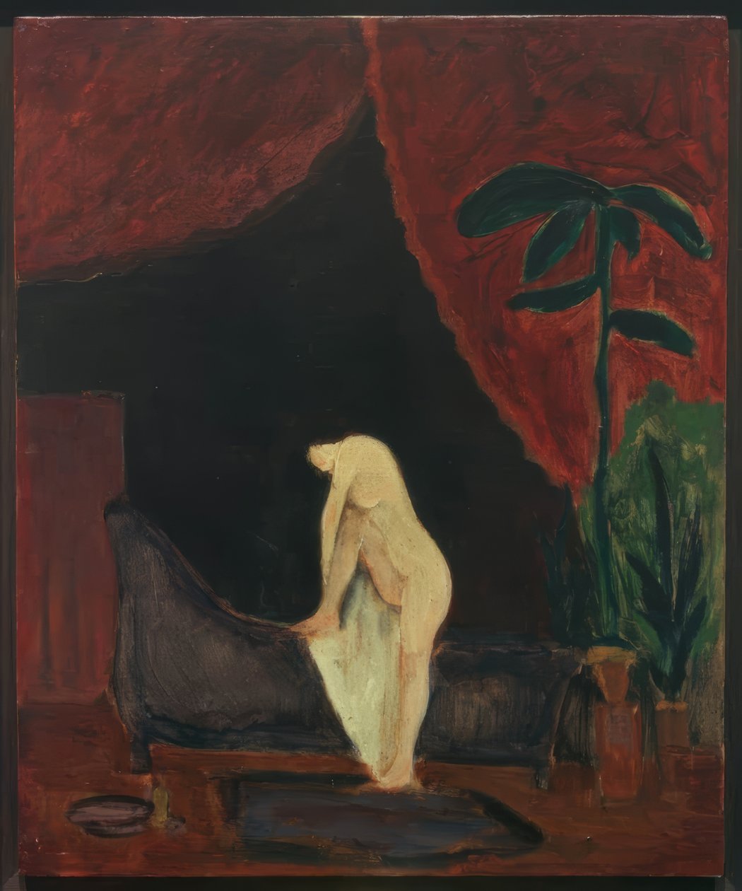 Fürdés után alkotó: Willi Baumeister