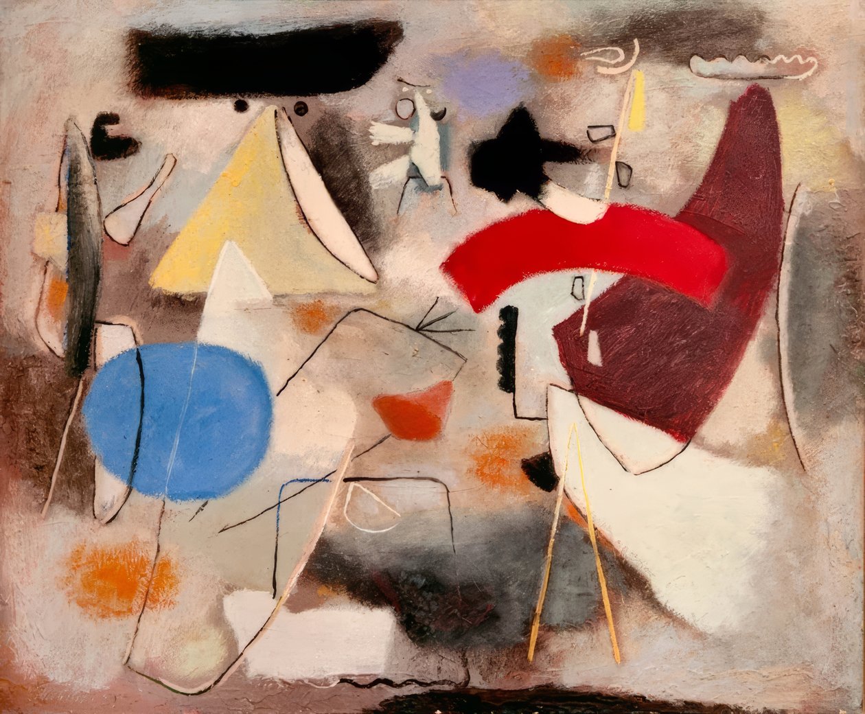 Sarabande alkotó: Willi Baumeister