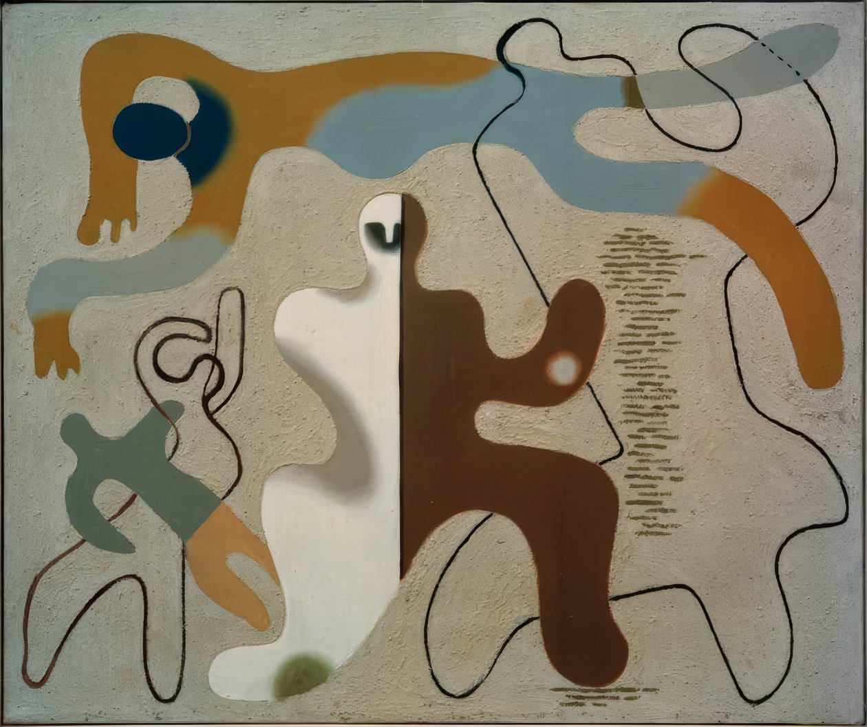 úszó alkotó: Willi Baumeister