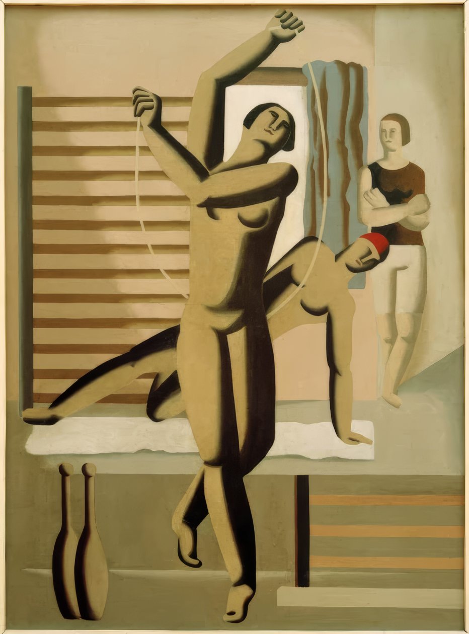 Vitorlás ugró alkotó: Willi Baumeister