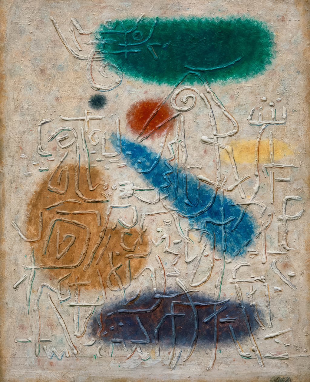 Templom fal alkotó: Willi Baumeister