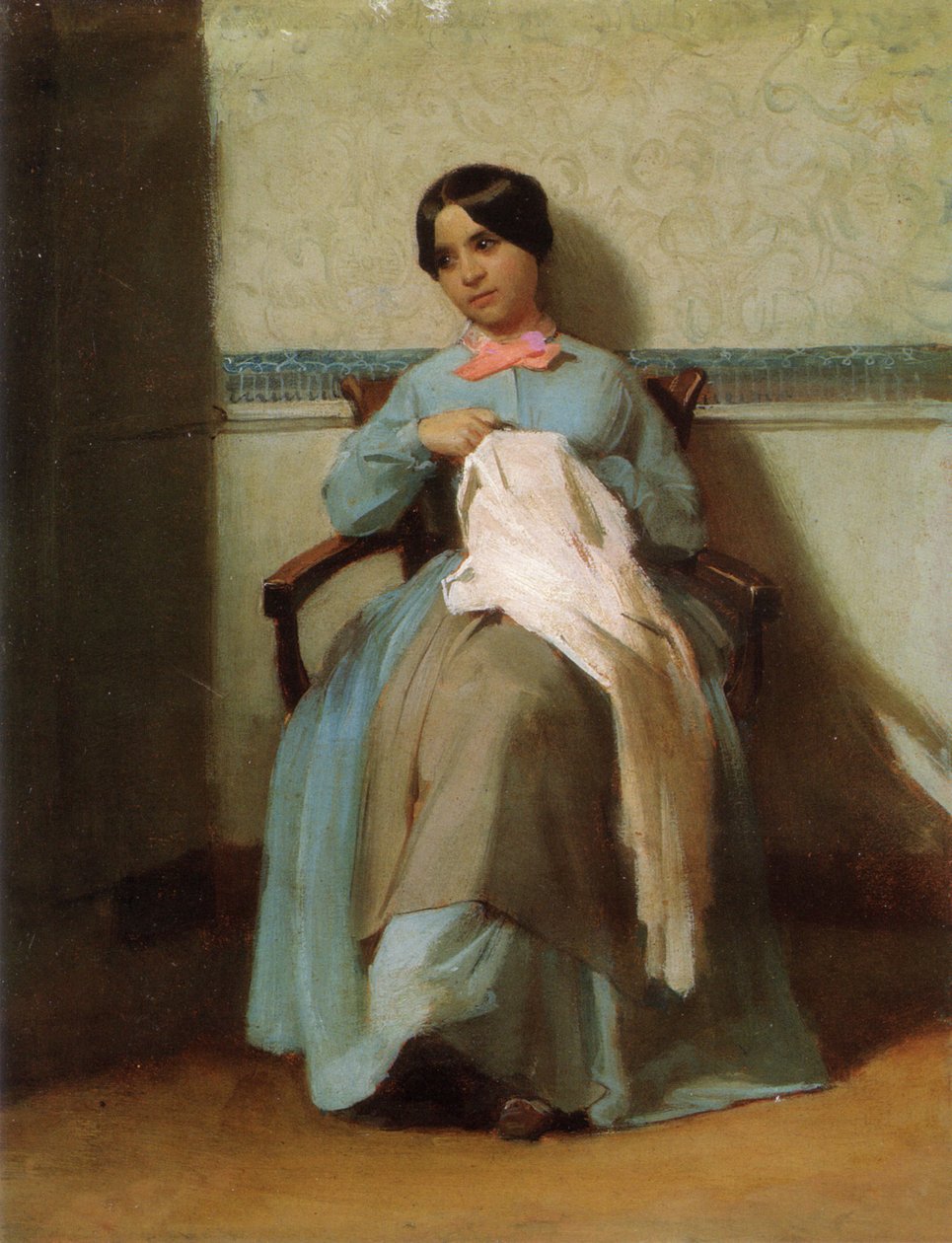Léonie Bouguereau portréja alkotó: William Adolphe Bouguereau