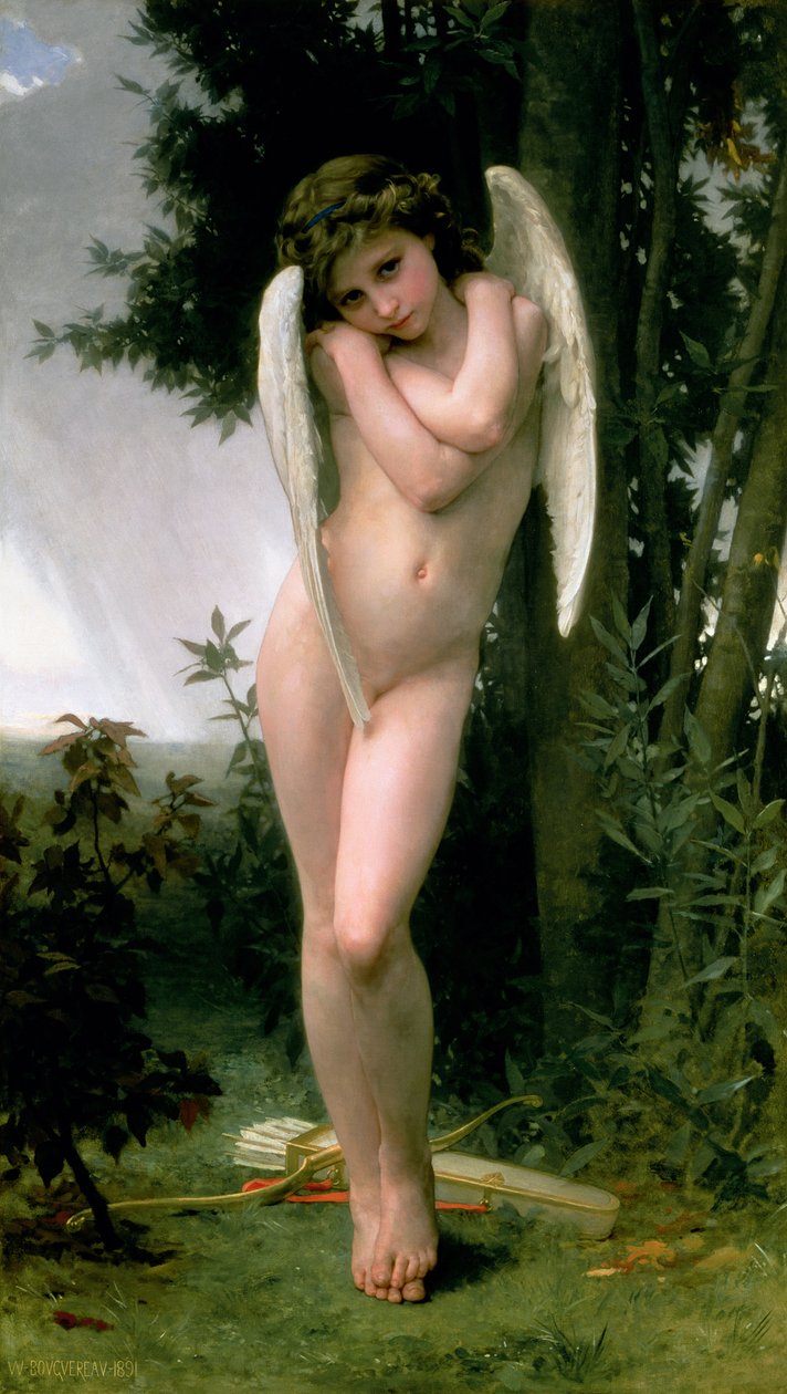 Ámor, 1891 alkotó: William Adolphe Bouguereau