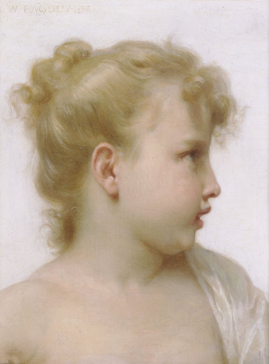 Egy Kislány Feje alkotó: William Adolphe Bouguereau
