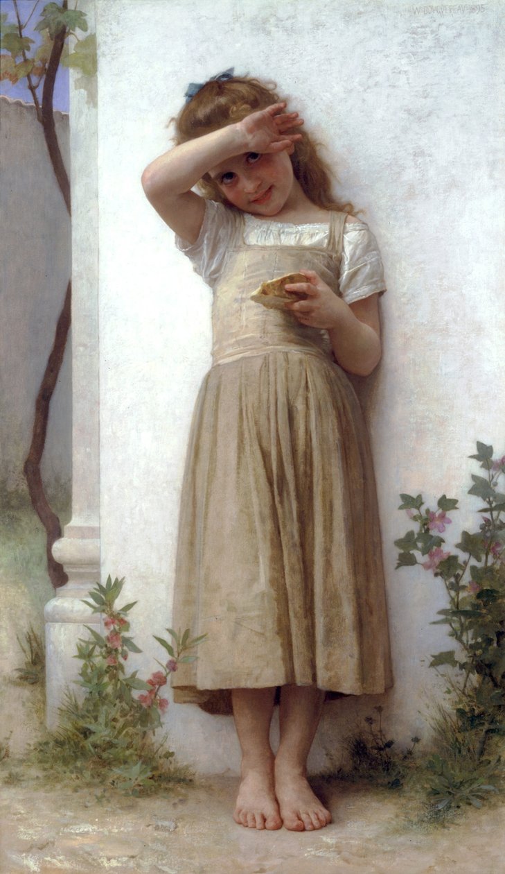 Bűnbánatban (1895) alkotó: William Adolphe Bouguereau