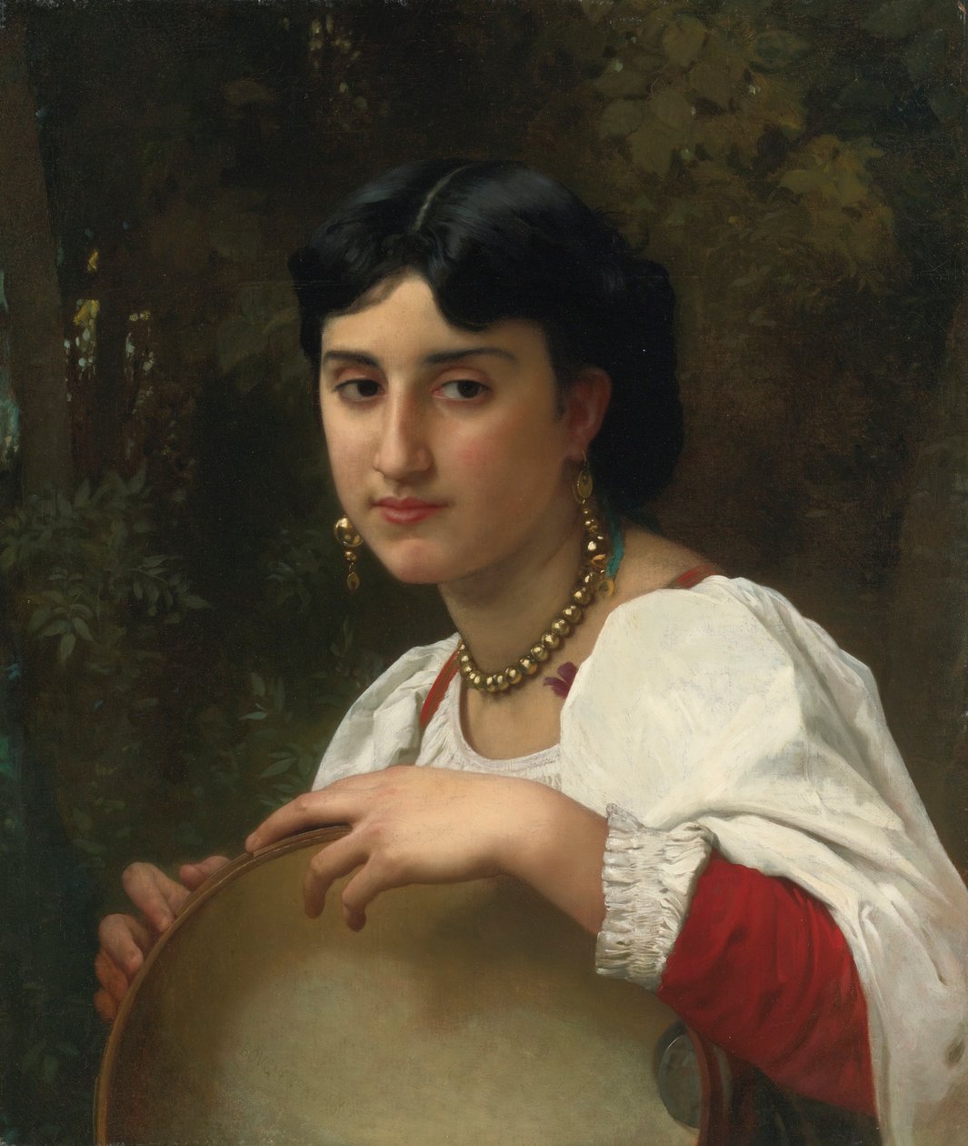 Olasz tamburin alkotó: William Adolphe Bouguereau