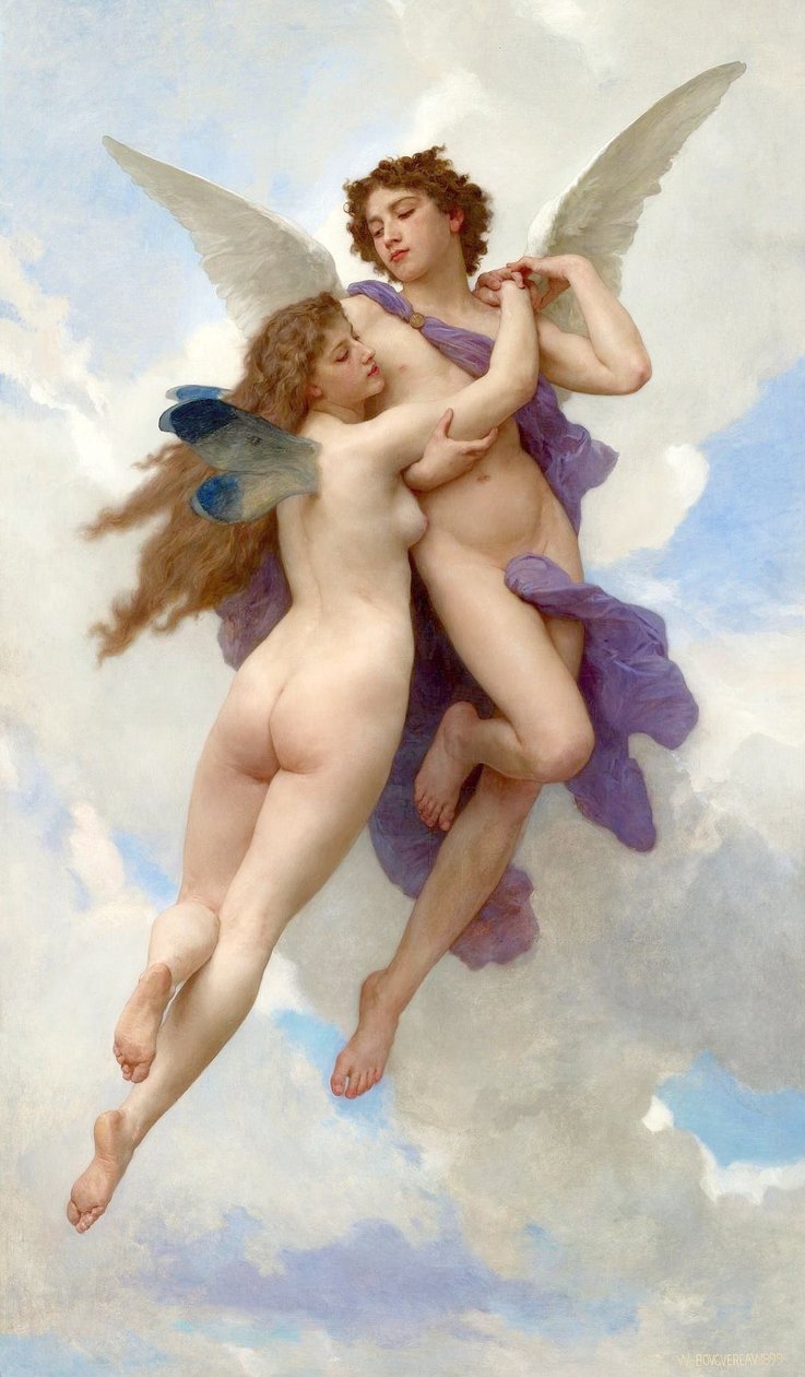 LAmour és Psych alkotó: William Adolphe Bouguereau