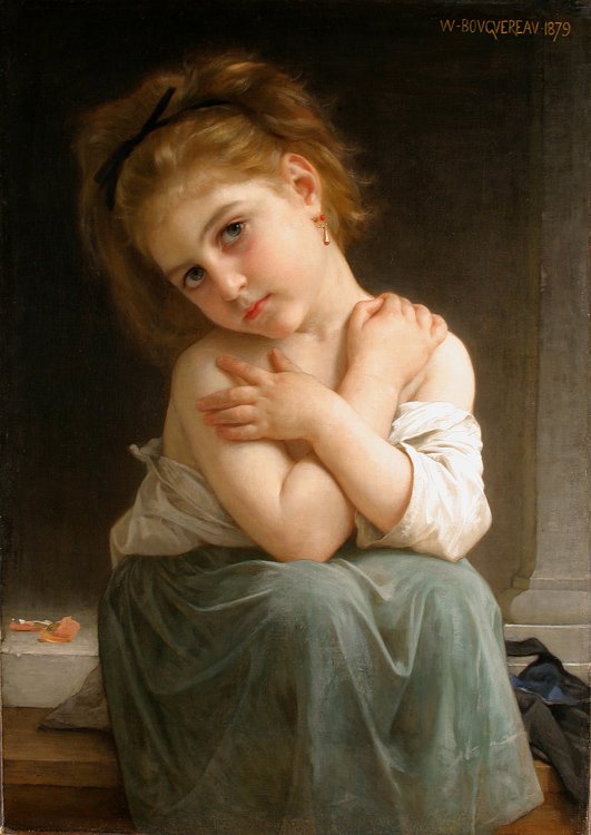 La Frileuse alkotó: William Adolphe Bouguereau