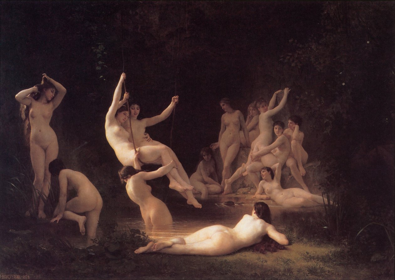 A nimfák alkotó: William Adolphe Bouguereau