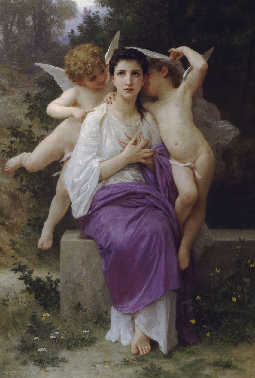 A szív ébredése (1892) alkotó: William Adolphe Bouguereau