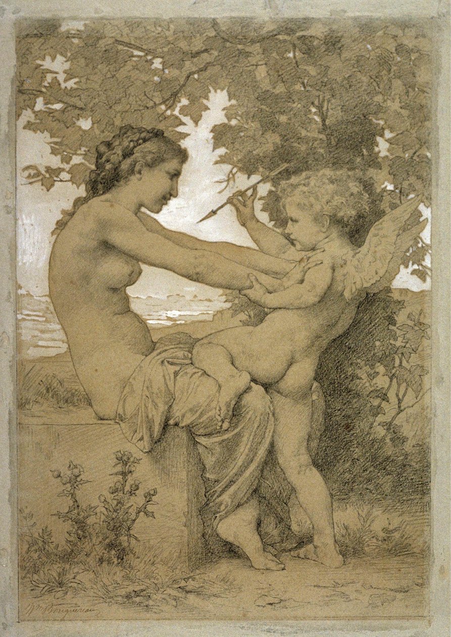Szereti az ellenállást alkotó: William Adolphe Bouguereau